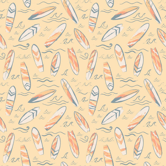 Sunset Surf Zipper Footie