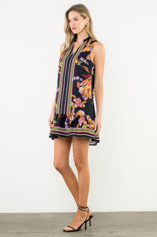 Sleeveless Floral Dress