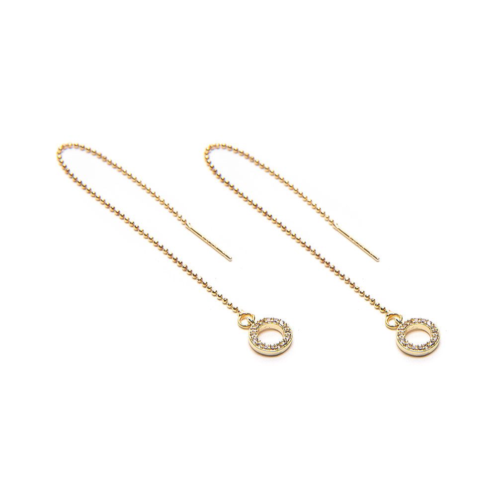 Micro Chain CZ Earrings