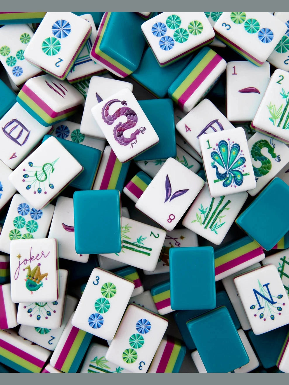 Oh My Mahjong Tiles - Lagoon