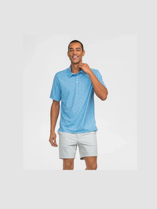 Net Gains Printed Polo
