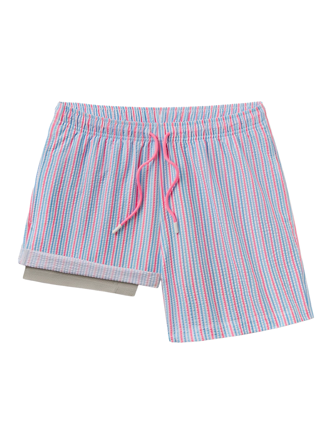 Clubhouse Seersucker Swim Shorts