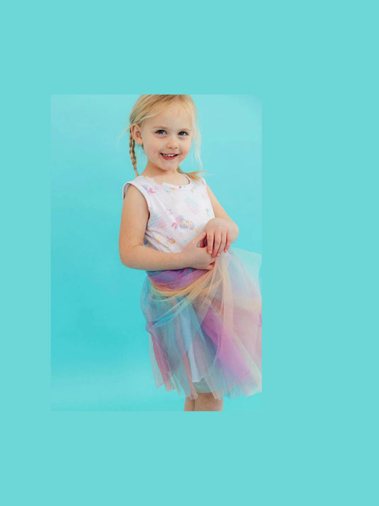 Mermaid Sparkle Tank Tutu Dress