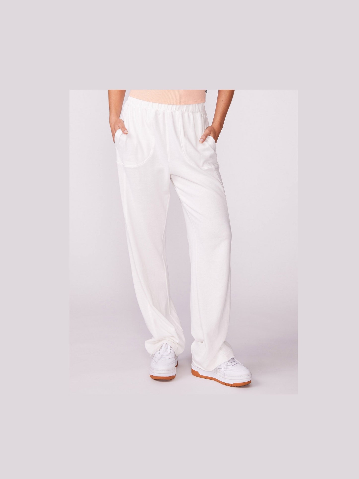 Snow Washed Wide Leg Pant - Sweet Taffy