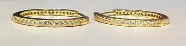 CZ Hoop Earrings