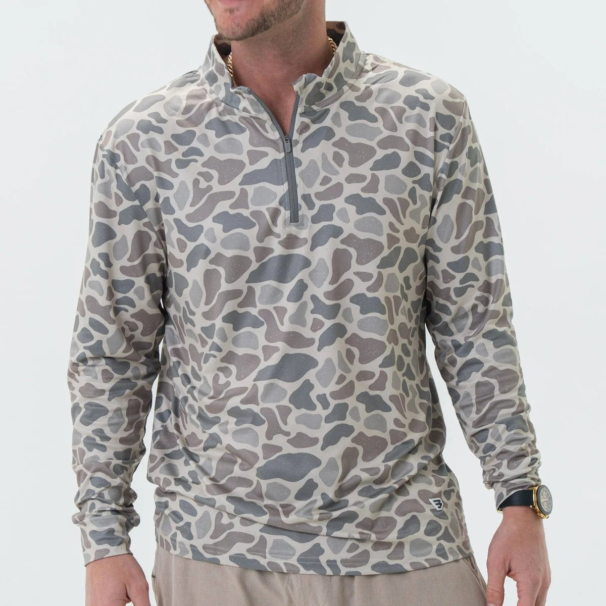 Performance Quarter Zip - Deer Camo