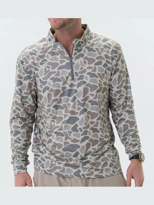 Performance Quarter Zip - Deer Camo