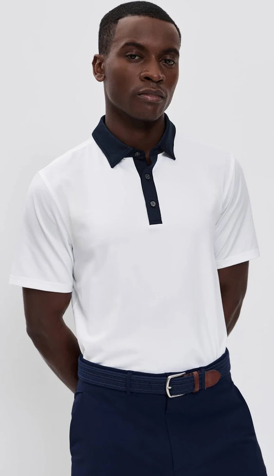 Drive Time Polo - White/Navy
