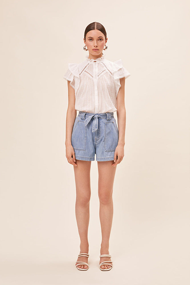 Ludy Top - Blanc Casse