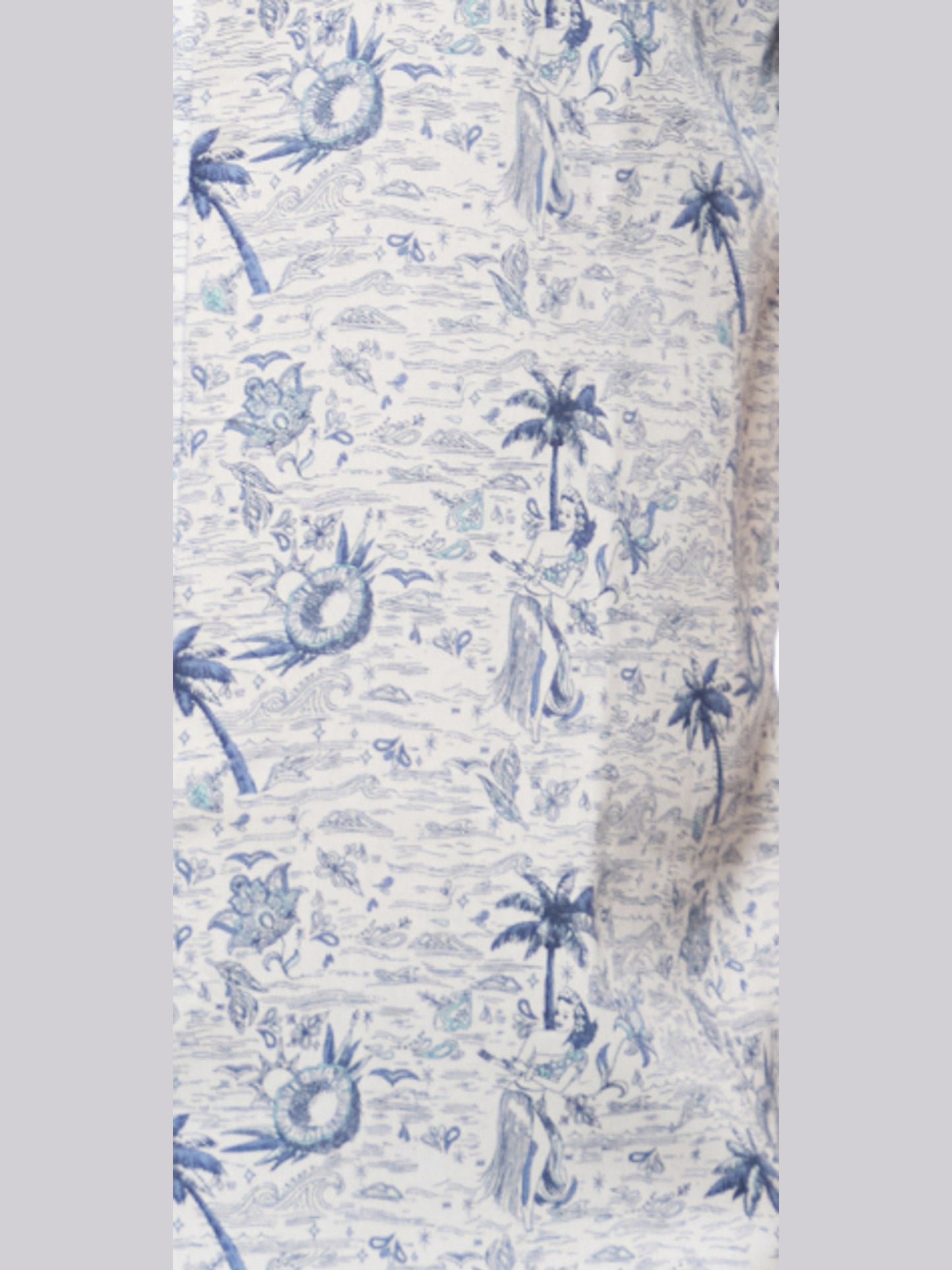 Somers Island Print Performance Button Down