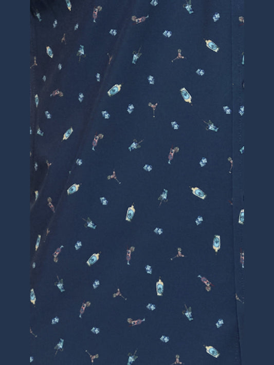 Kenton Drink Print Performance Button Down