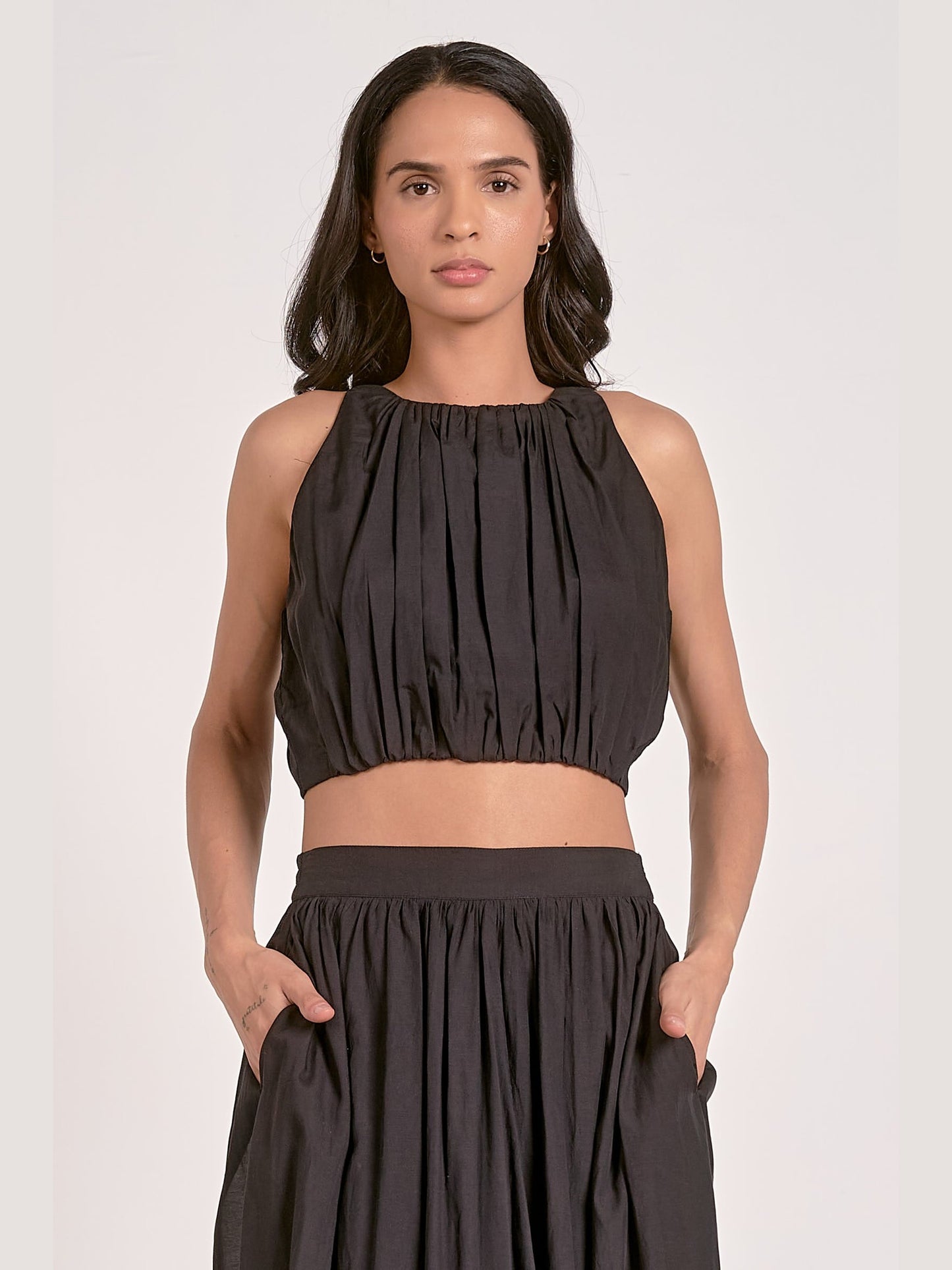Black Bubble Top