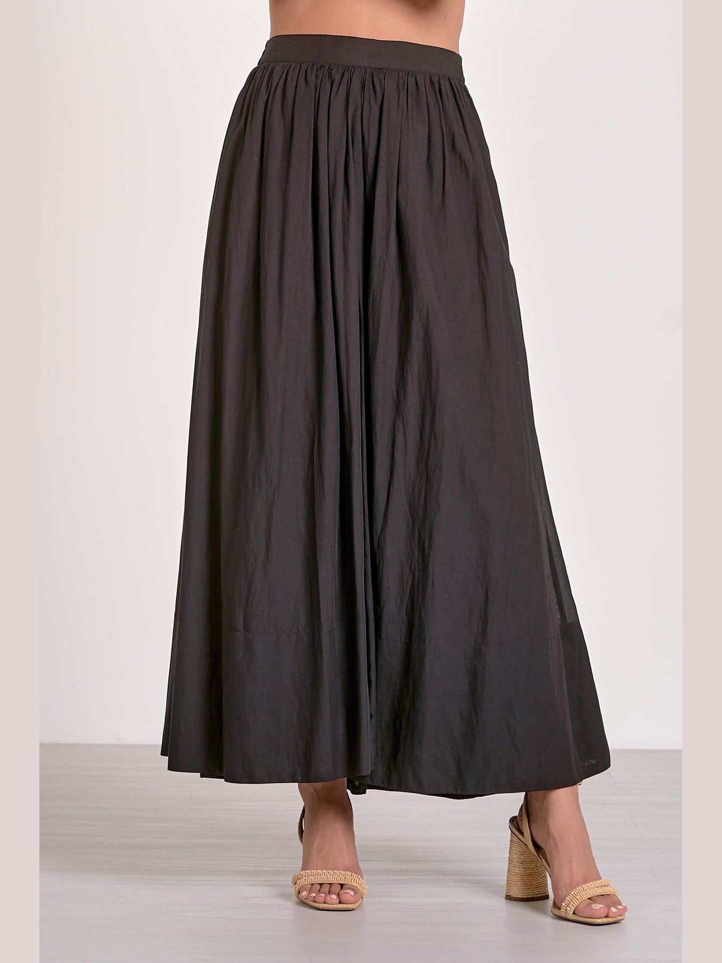Black Pleated Skirt