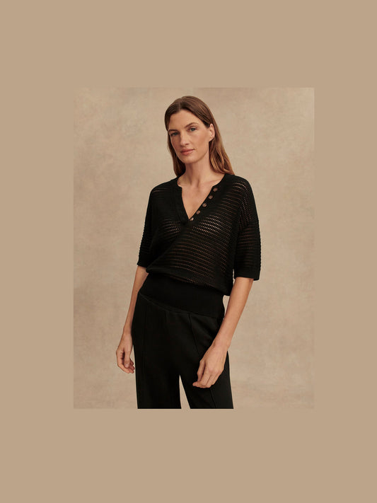 Callie Short Sleeve Knit Top