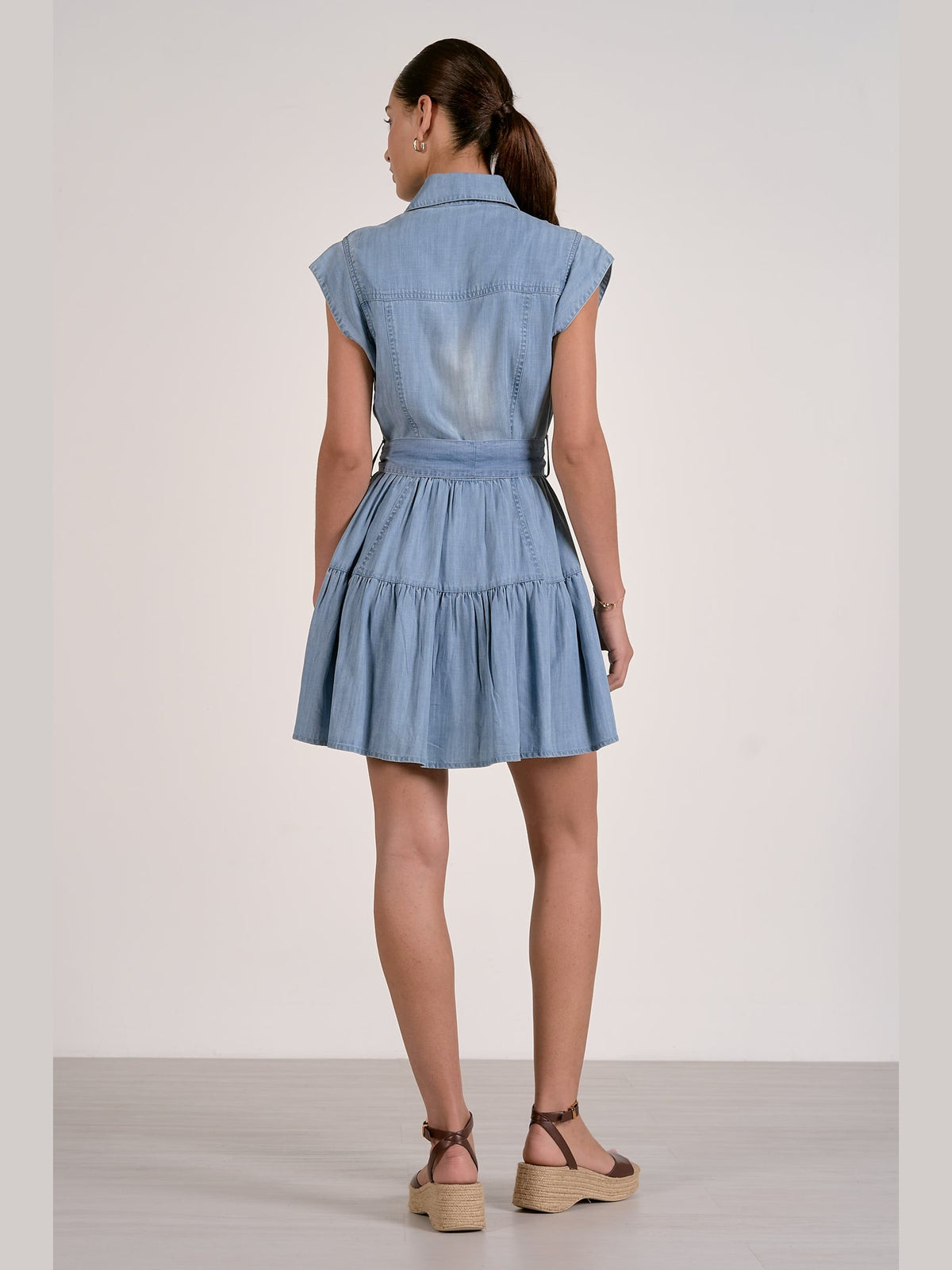 Denim Button Down Dress