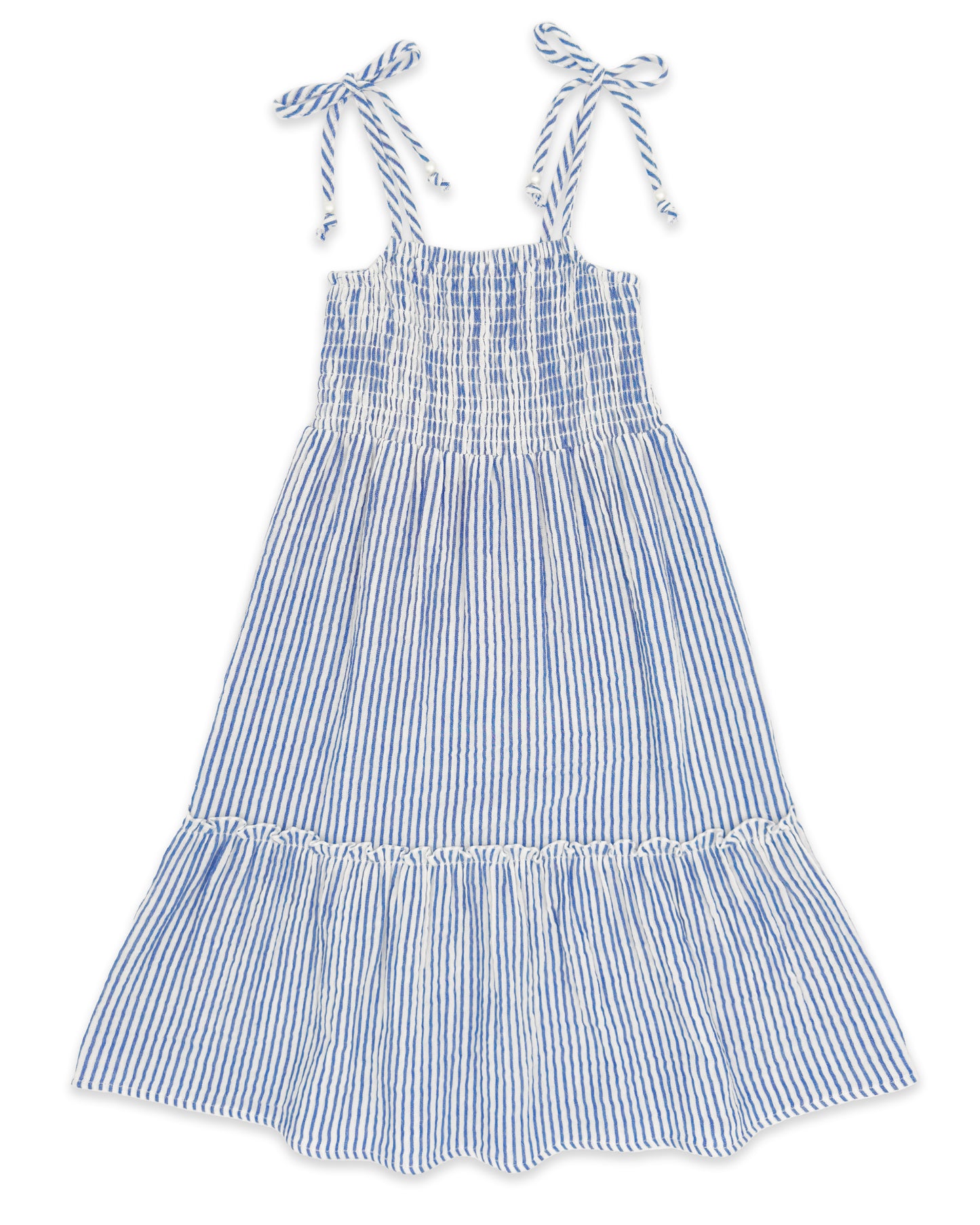 harper dress - marina blue