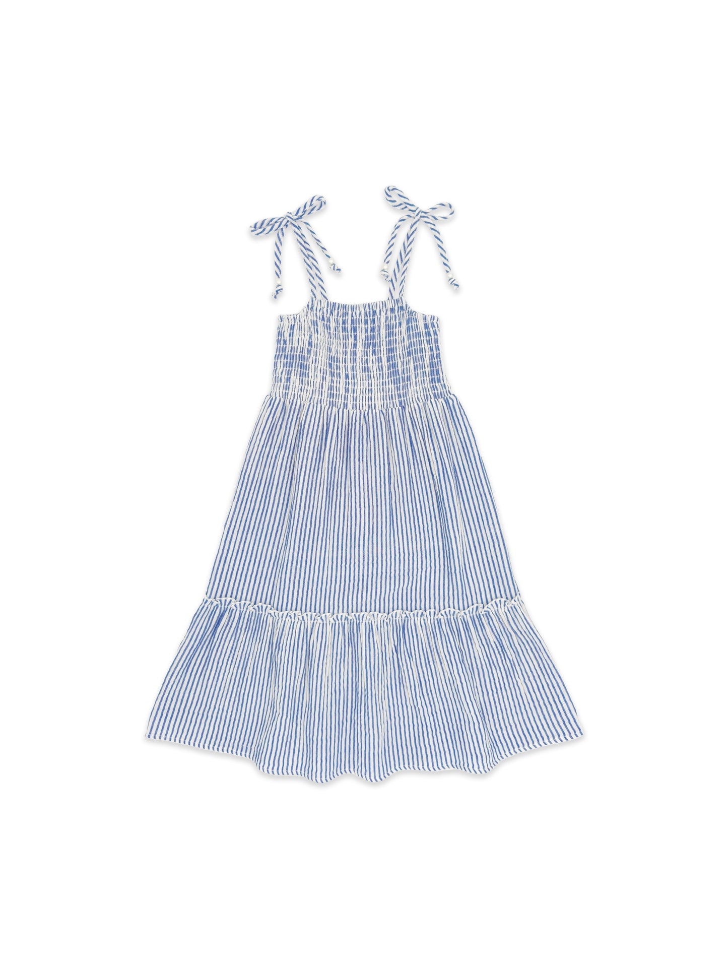 harper dress - marina blue