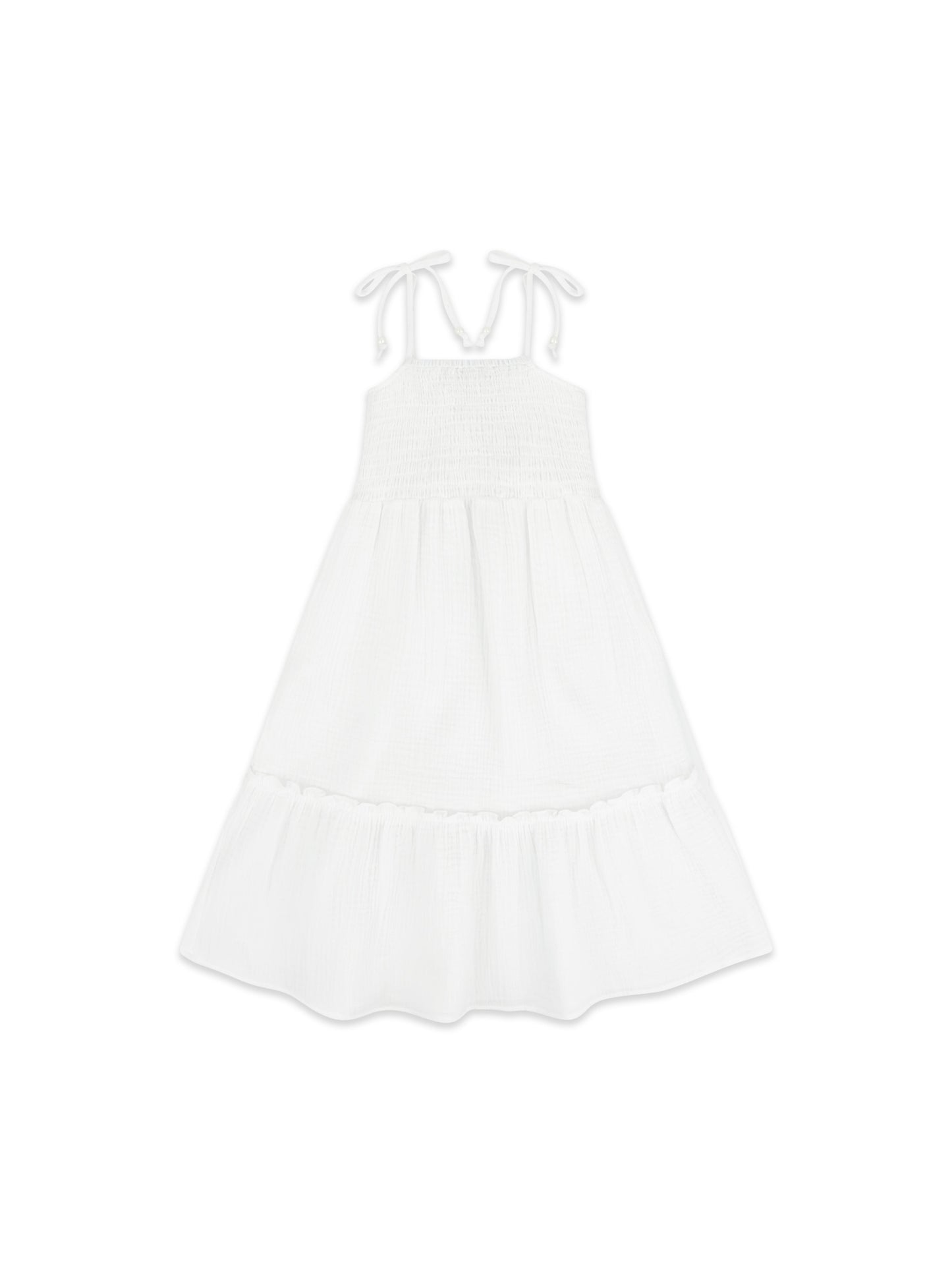 harper dress - white