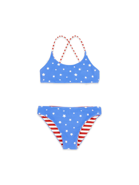 Waverly Reversible Bikini - True Red
