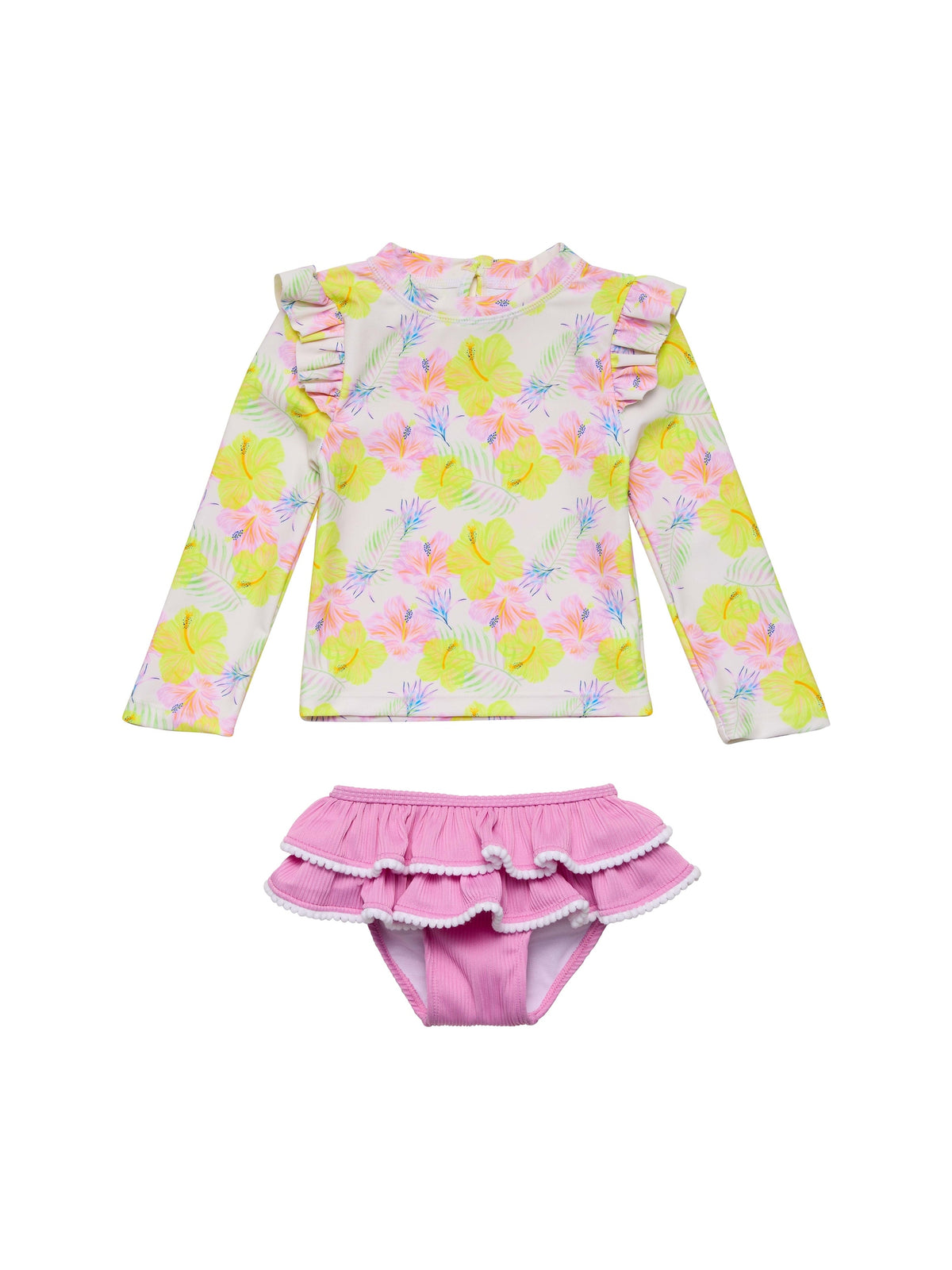 ALOHA VACAY RECYCLED RUFFLE SET