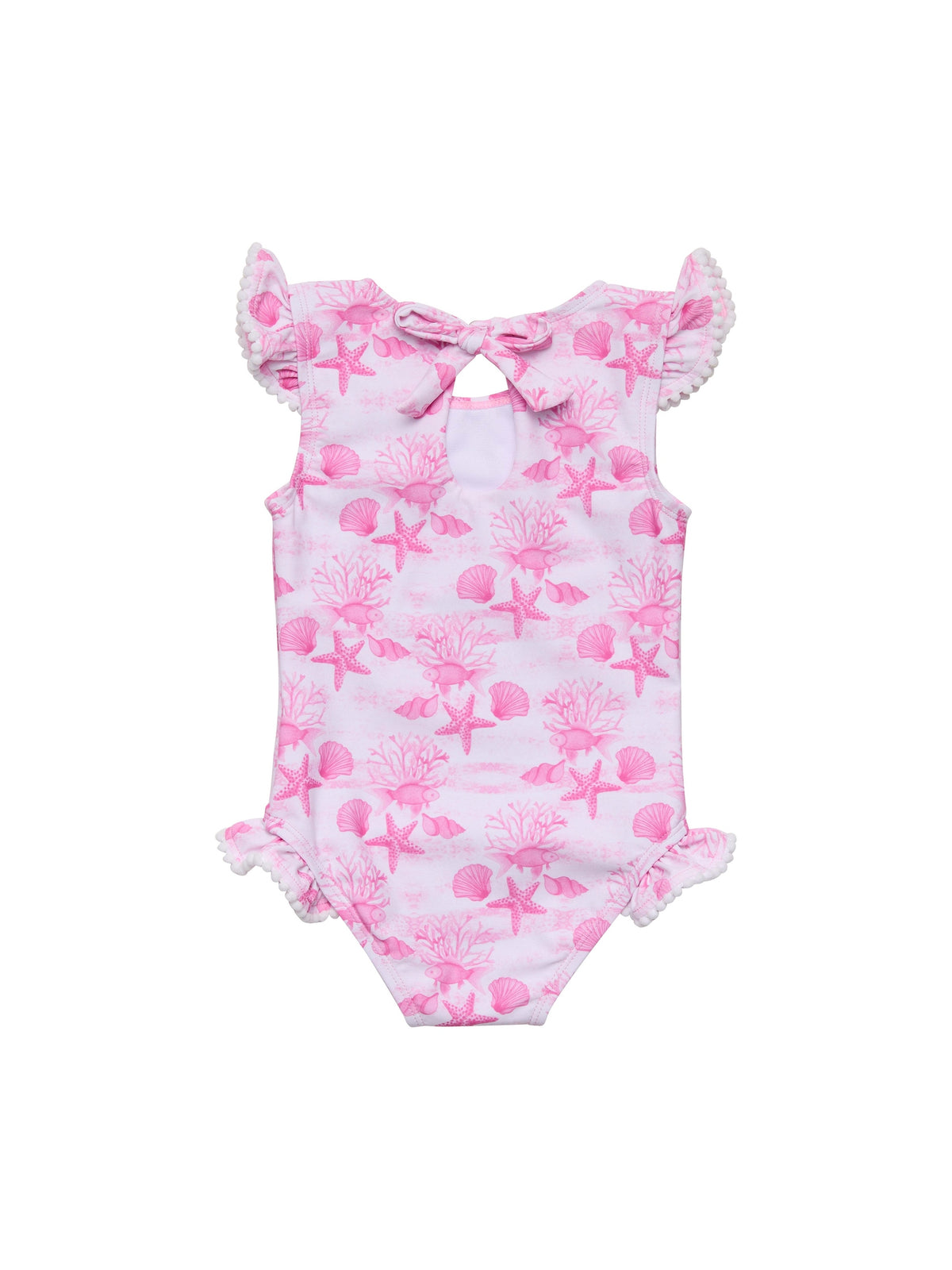 PINK LAGOON FRILL SWIMSUIT