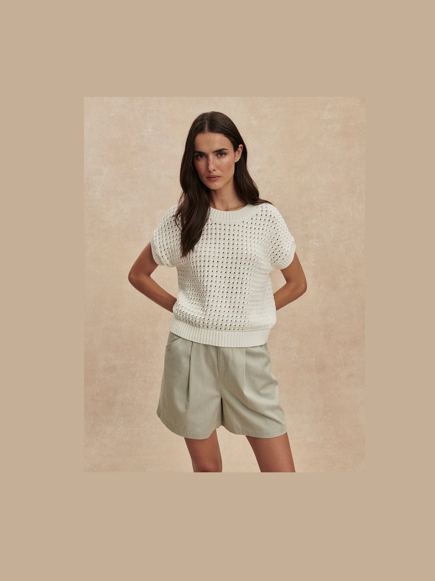 Denny Knit Top - Snow White