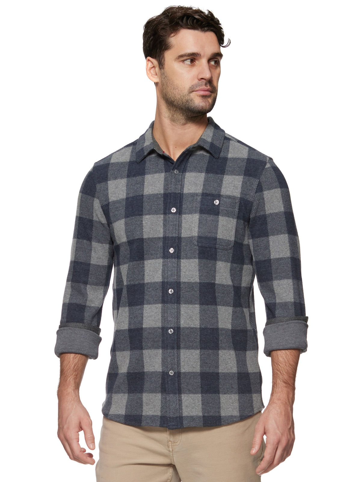 Thatcher Long Sleeve Hero Knit Flannel Shirt
