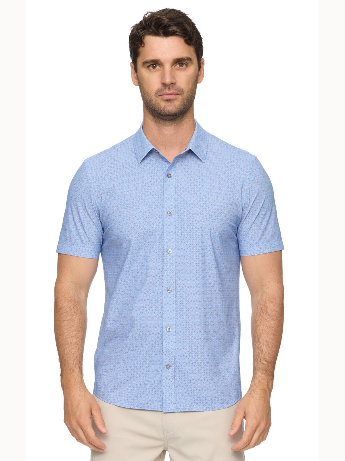 Saxon Short Sleeve Medallion Print Journey Shirt
