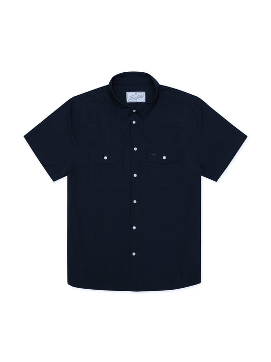 Performance Western Shirt - Navy Blue