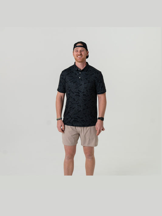 Performance Polo - Black Camo