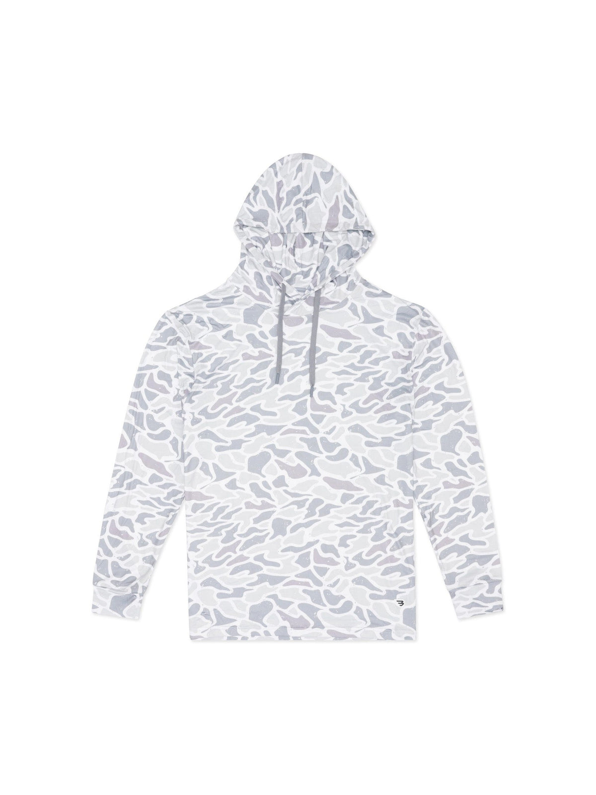 Long Sleeve Performance Hoodie - White Camo