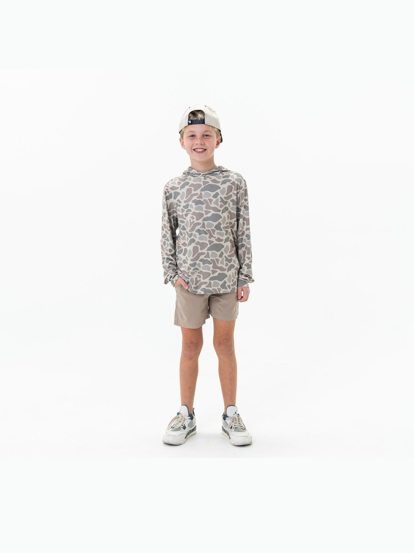 Youth Performance Hoodie - Classic Deer Camo