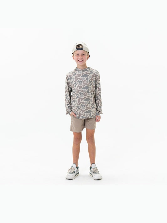 Youth Performance Hoodie - Classic Deer Camo