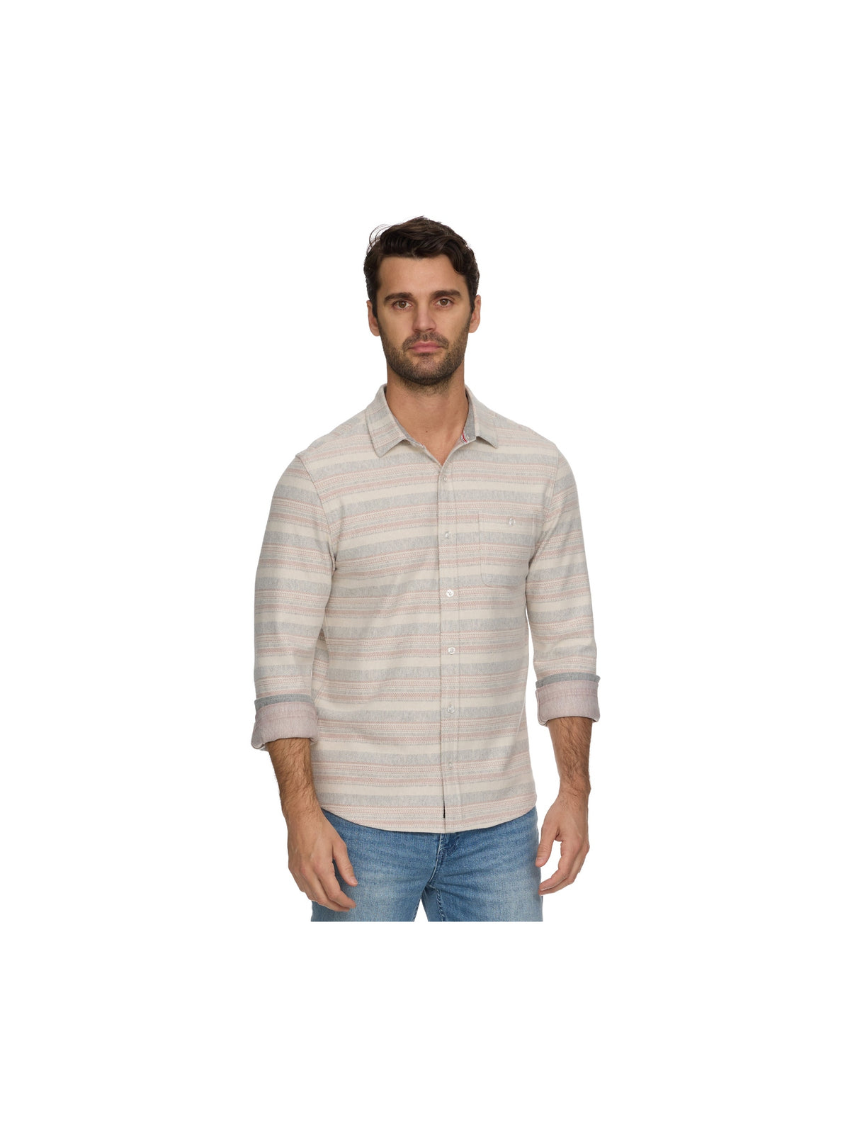 Luverne Striped Hero Knit Flannel