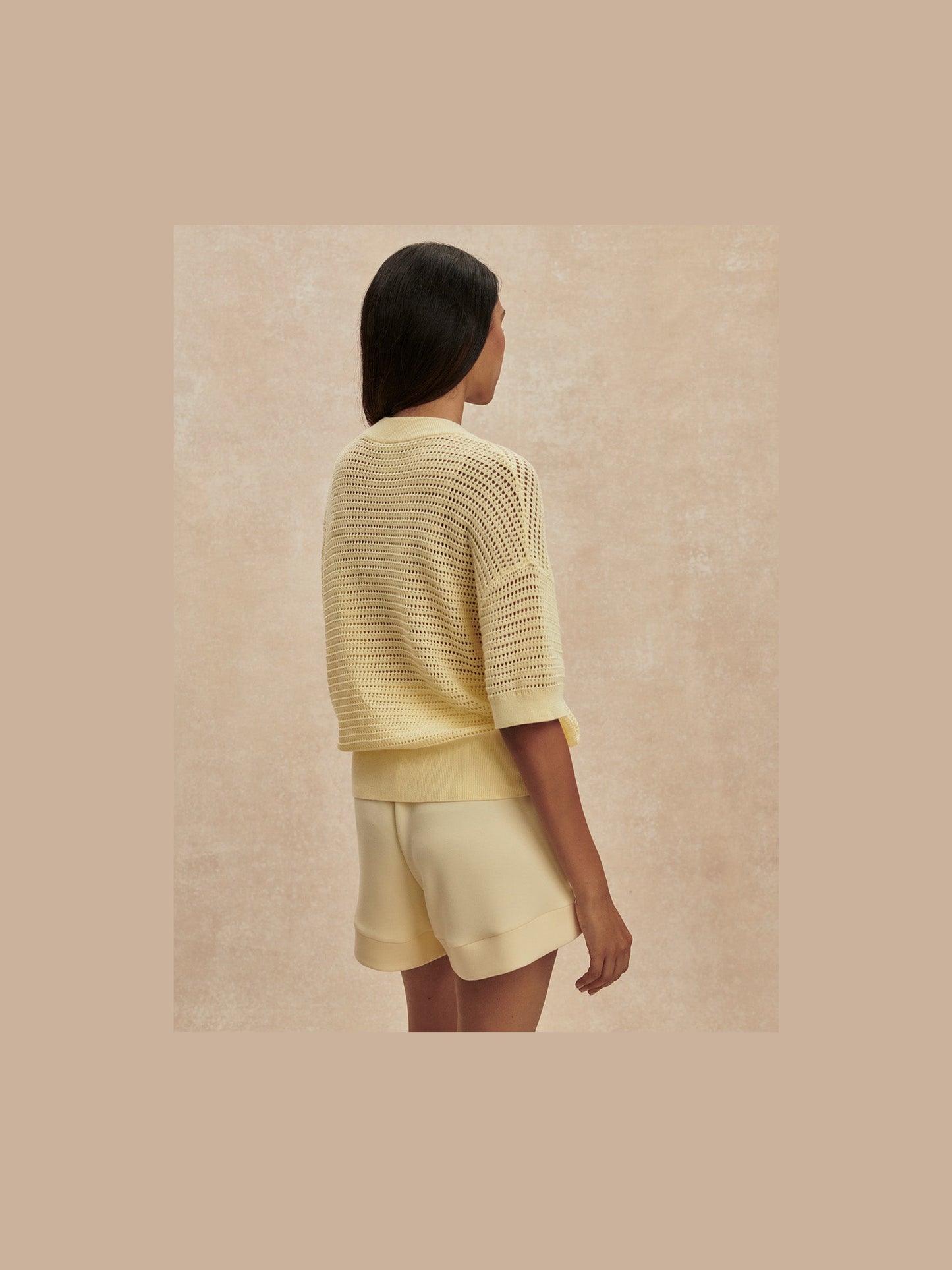 Callie Short Sleeve Knit Top - Anise Flower