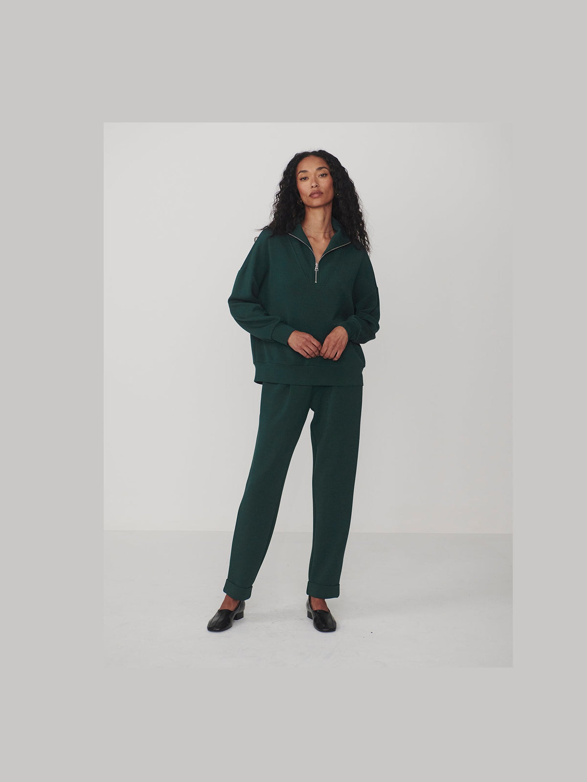 Hawley Half Zip - Ponderosa Pine