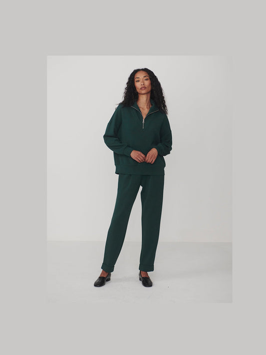 Hawley Half Zip - Ponderosa Pine