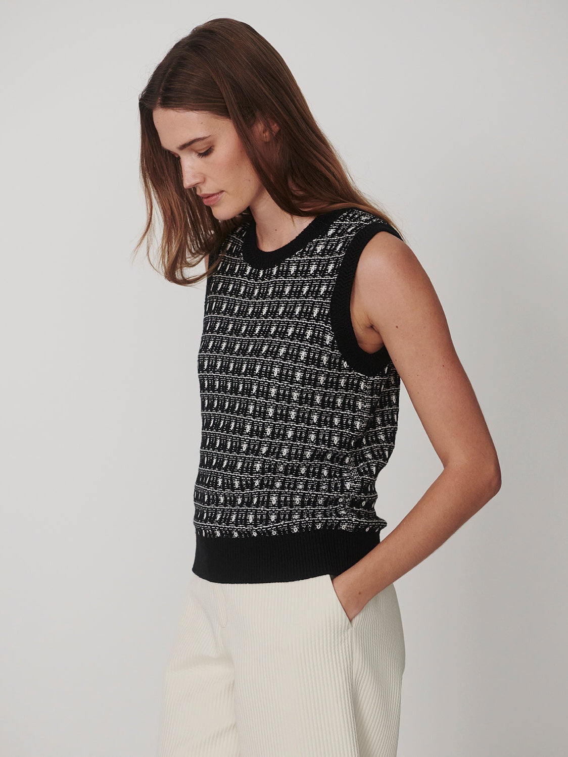 Safia Knit Tank - Black