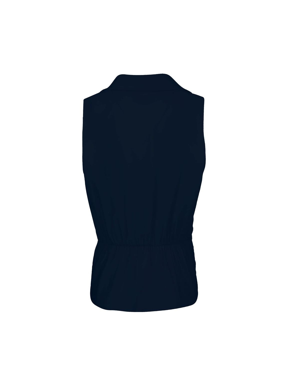Sara Sleeveless Top w/ Twisted Bottom - Navy