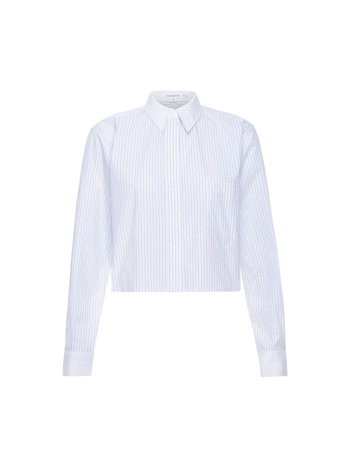 Stripe Crop Uniform Shirt