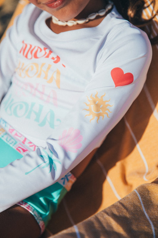 Aloha Crop Rash Guard