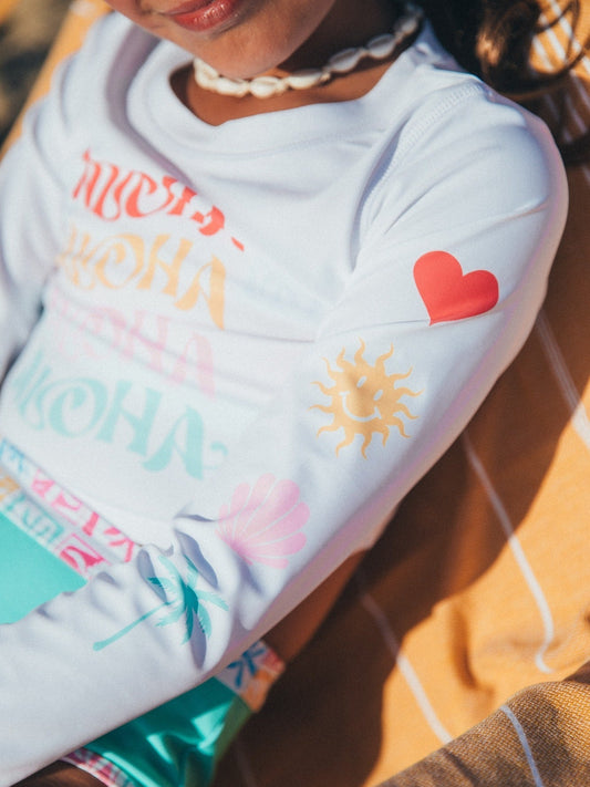 Aloha Crop Rash Guard