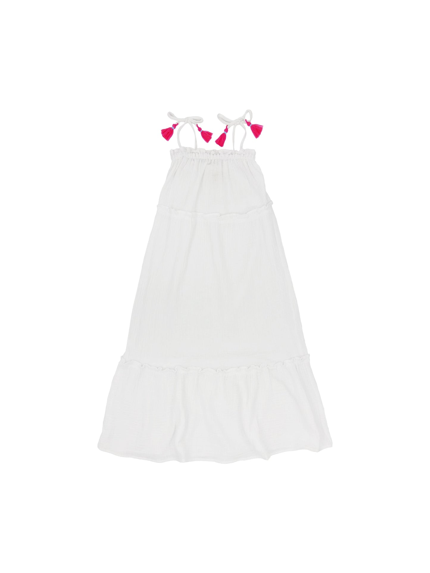 Solstice White Smocked Dress