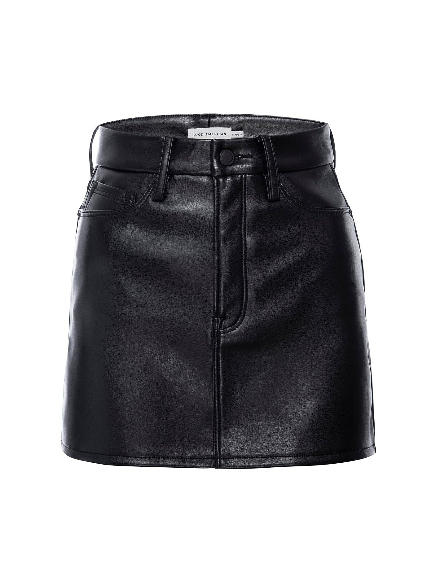 Vegan Leather mini skirt
