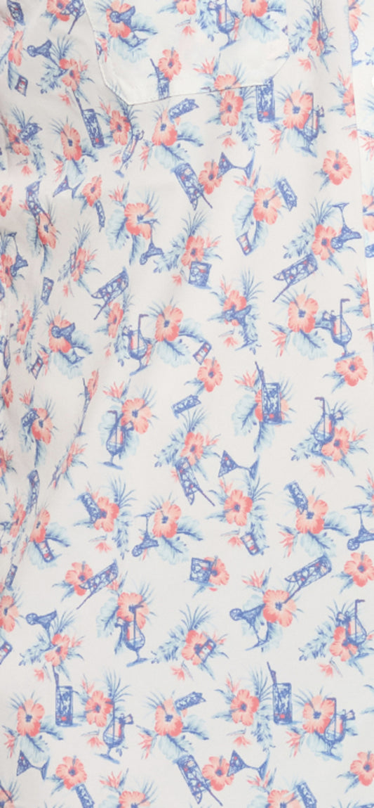 Linton Drink Print Performance Shirt