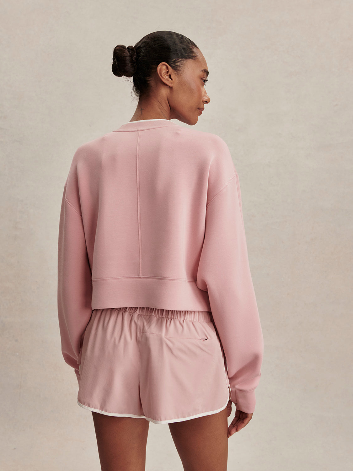 Tasmin Cropped Sweater - zephyr mauve