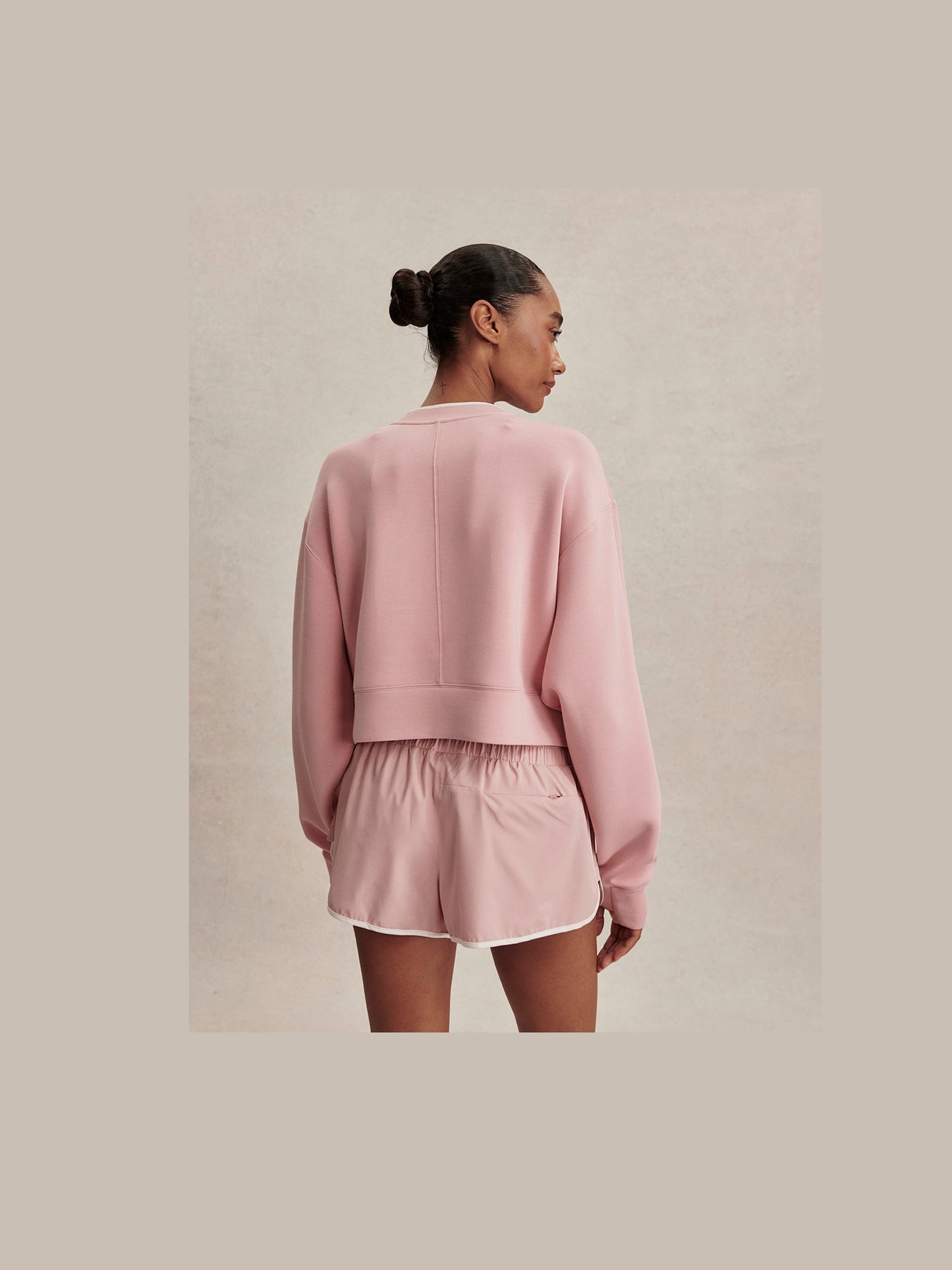 Tasmin Cropped Sweater - zephyr mauve