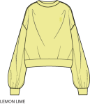Dream Glow Crewneck - Lemon Lime