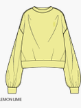 Dream Glow Crewneck - Lemon Lime