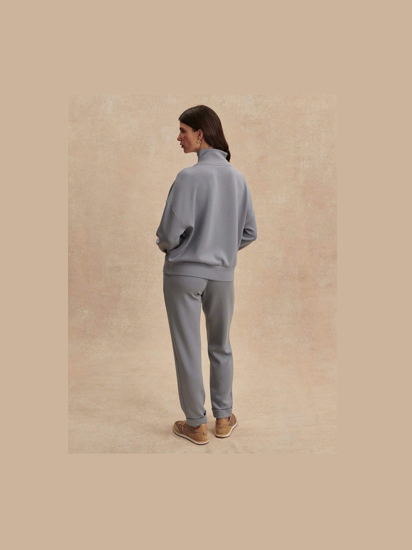 Hawley Half Zip - Wind Blue